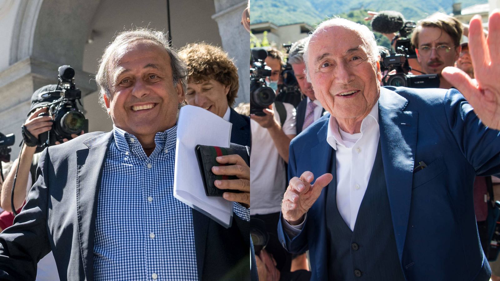 Platini y Blatter