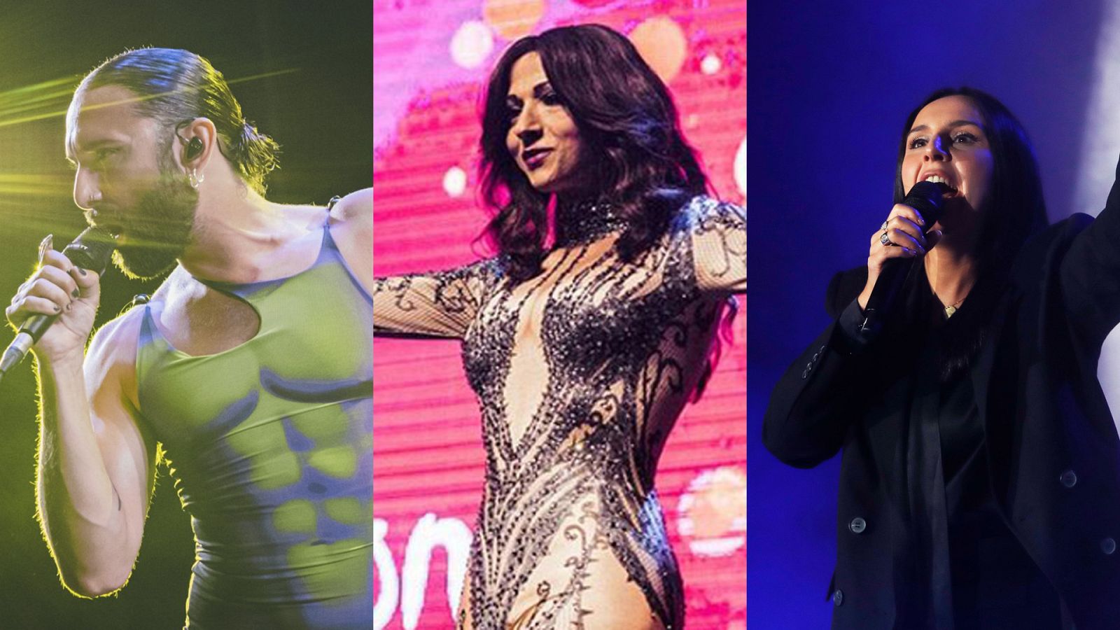 Conchita Wurst, Dana Internacional y Jamala