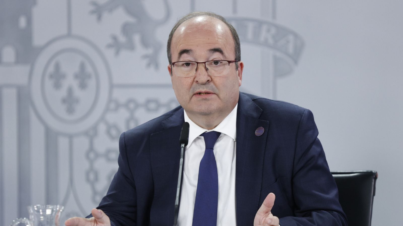 El ministro de Cultura y Deportes, Miquel Iceta.