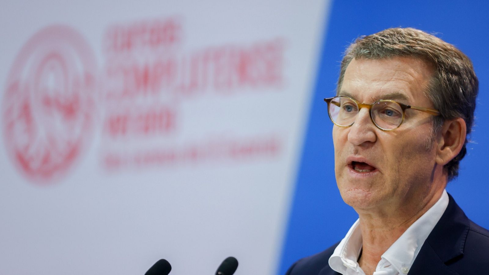 El líder del PP, Alberto Núñez Feijóo