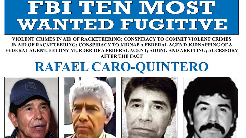 Detienen en México a Rafael Caro Quintero, el narcotraficante más buscado por Estados Unidos 