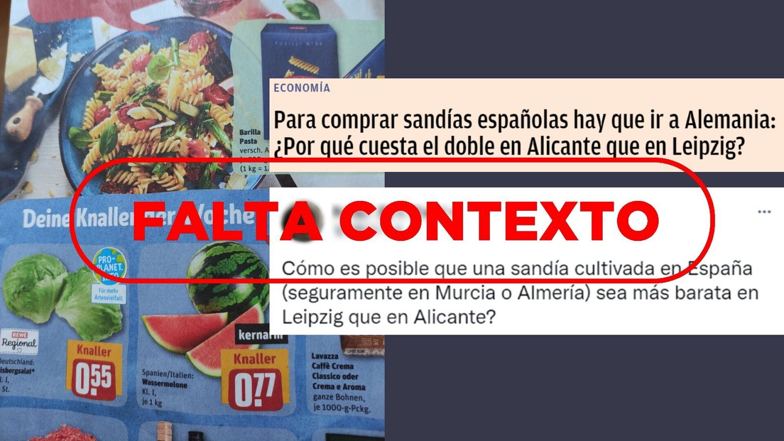 Noticias sobre el precio de la sandía en Alemania a las que les falta contexto