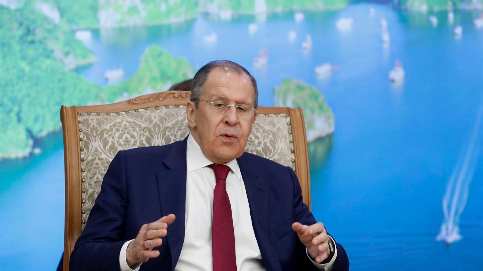 El ministro de Exteriores de Rusia, Serguéi Lavrov