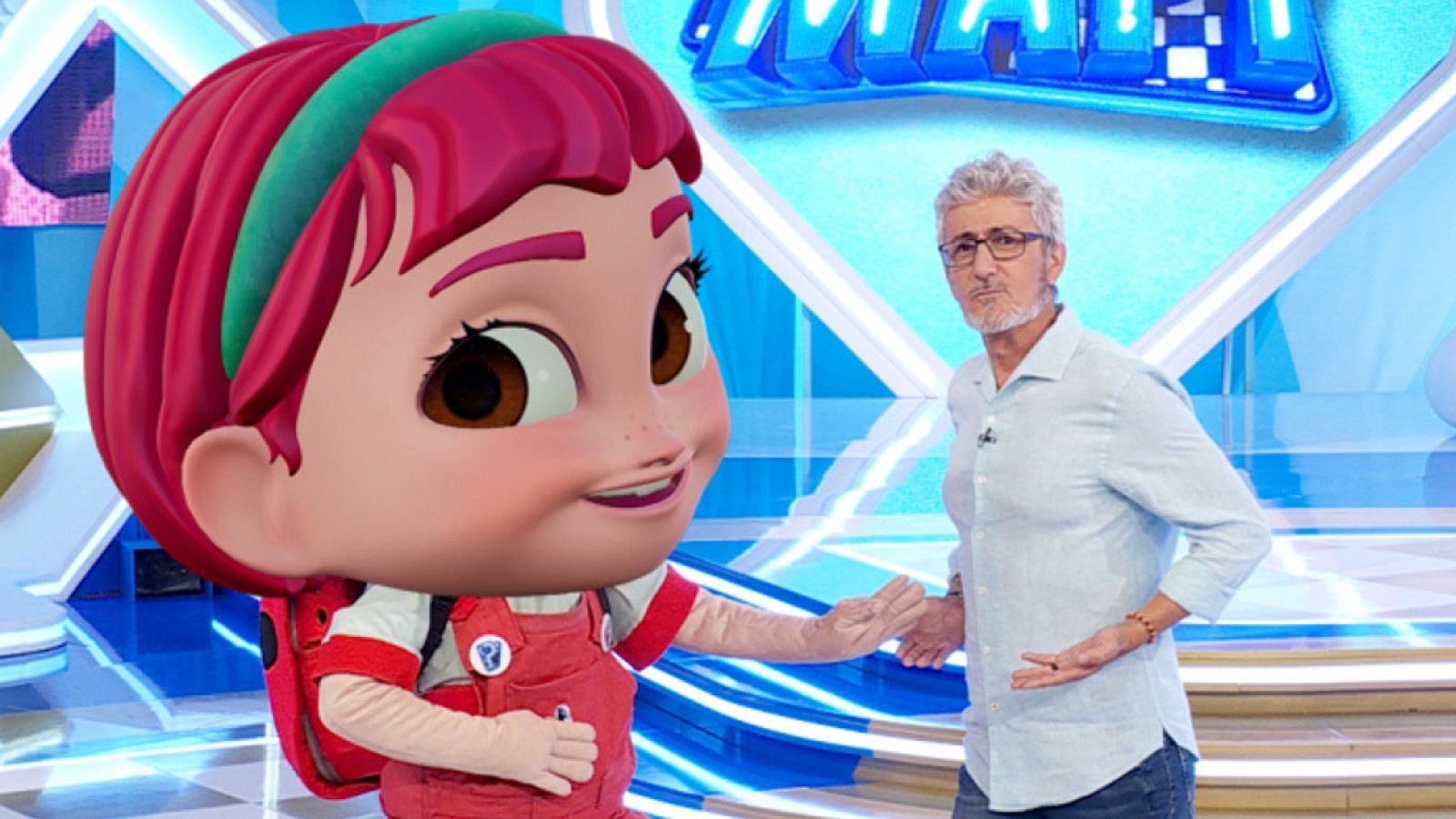 El actor David Fernández en 'Mapi', el nuevo programa de TVE