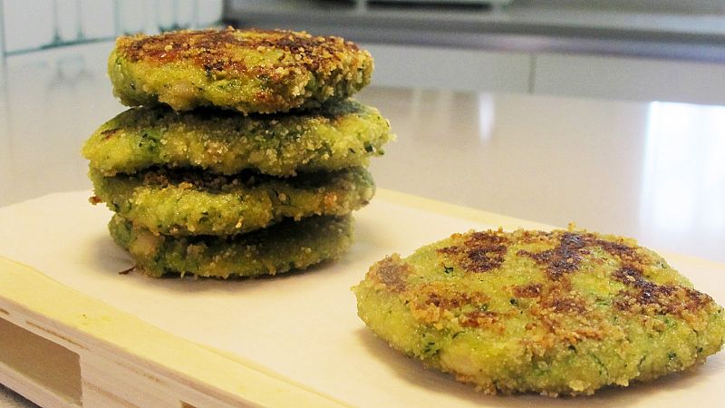 Filete ruso de calabacín y queso parmesano 