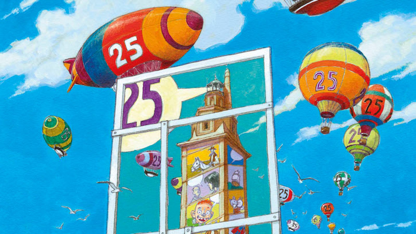 Detalle del cartel de Viñetas desde O Atlántico