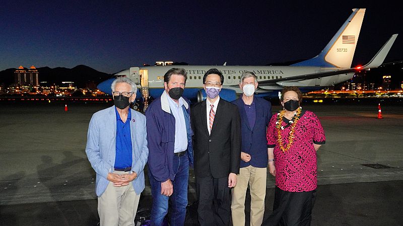 Aterriza en Taiwán una delegación del Congreso de Estados Unidos