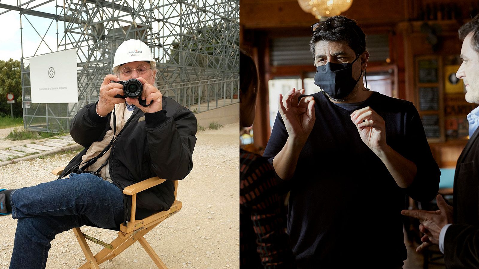 Carlos Saura y Cesc Gay