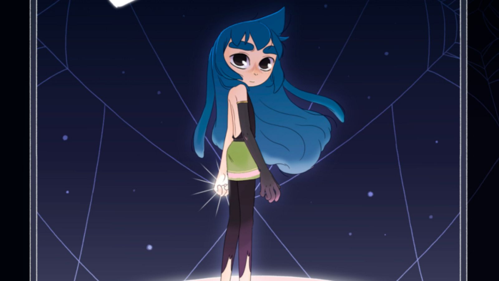 Detalle de la portada de 'La hija de la Luna'