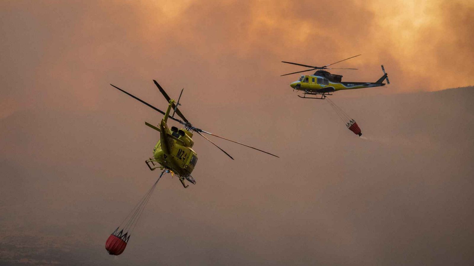 Imagen de un incendio este verano en Ourense