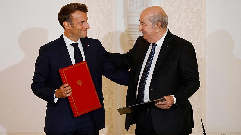 Macron y Tebboune firman la Declaración de Argel por una "renovada asociación"