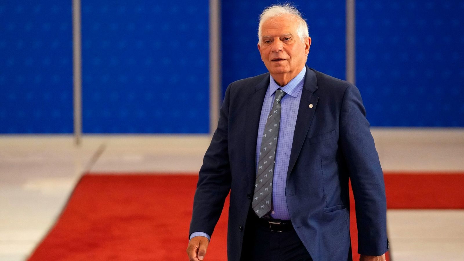 Josep Borrell, este miércoles en la reunión con los ministros de Exteriores en Praga