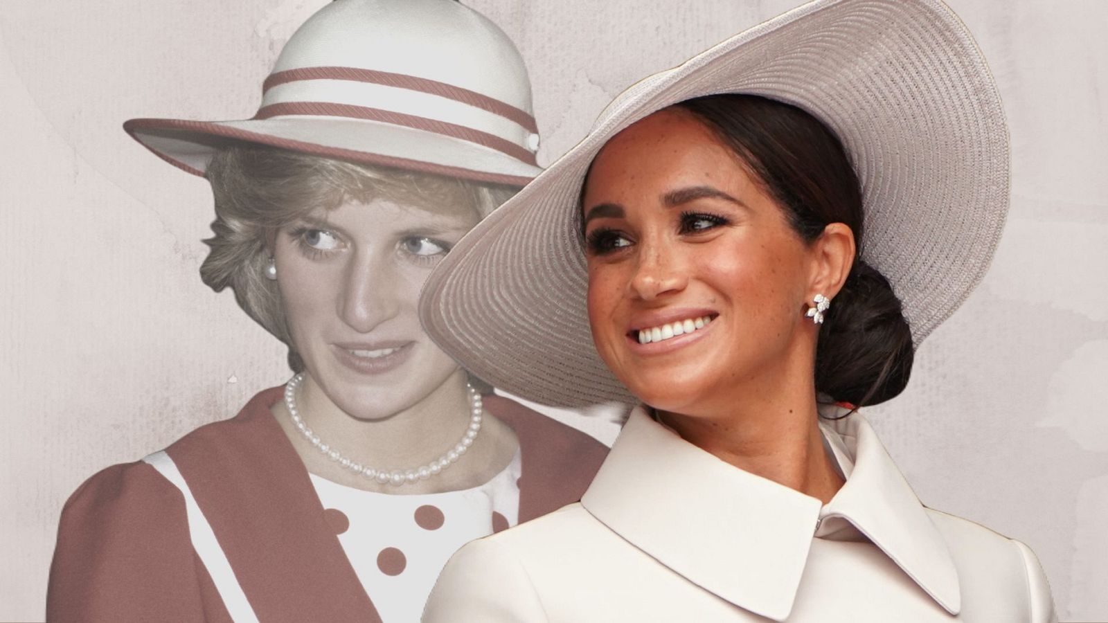 Diana de Gales y Meghan Markle