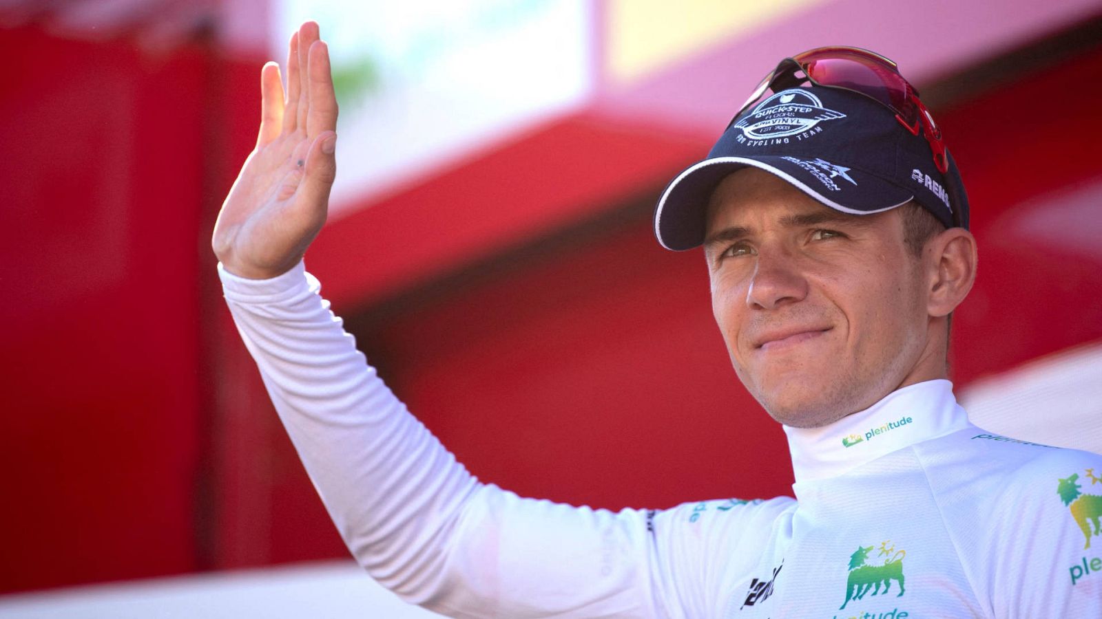 Evenepoel, con el maillot blanco