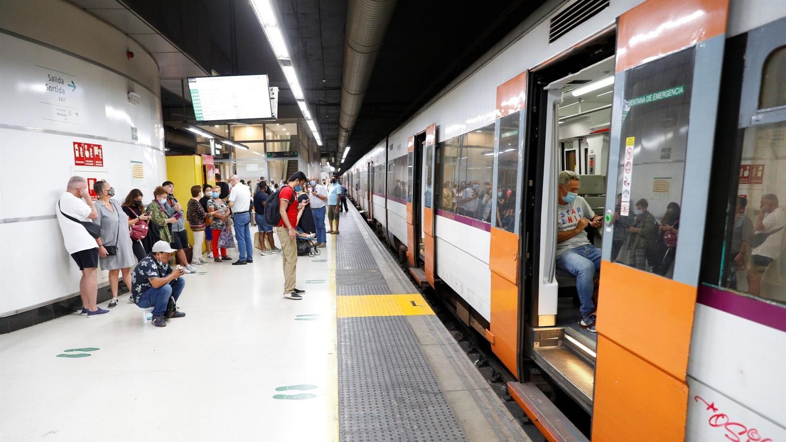 Un tren de Rodalies en una imagen de archivo