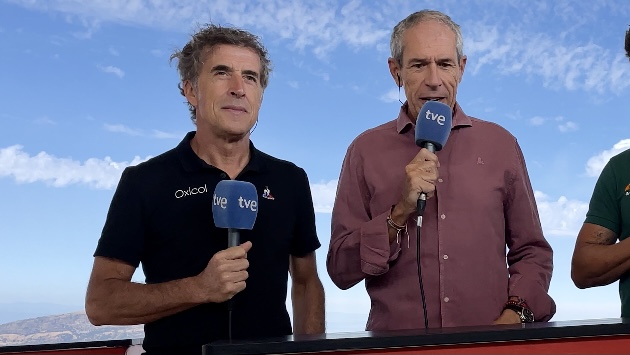 Carlos de Andrés y Perico Delgado: un día en la Vuelta