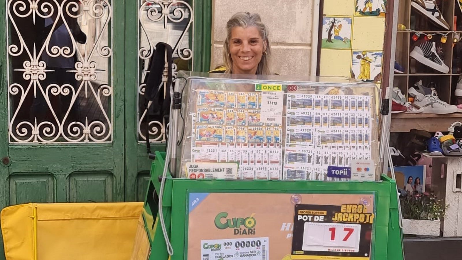 L'Eva va vendre la butlleta guanyadora que ha obtingut 20 milions d'euros