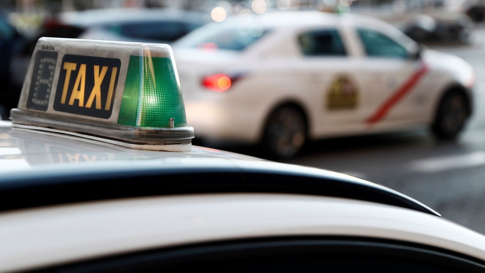 Imagen de archivo de un taxi en Madrid