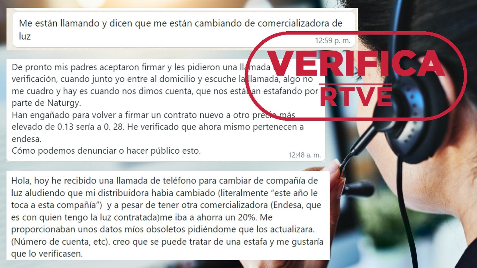 Cuidado con las llamadas que ofrecen cambios en tu tarifa de la luz.