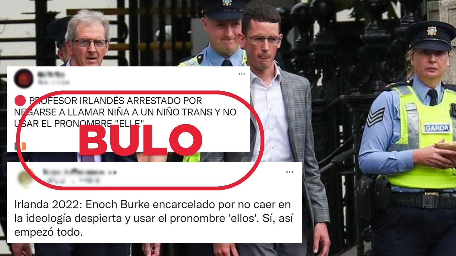 Este profesor irlandés ha ido a la cárcel por desacato, no por negase a aceptar a un chico trans