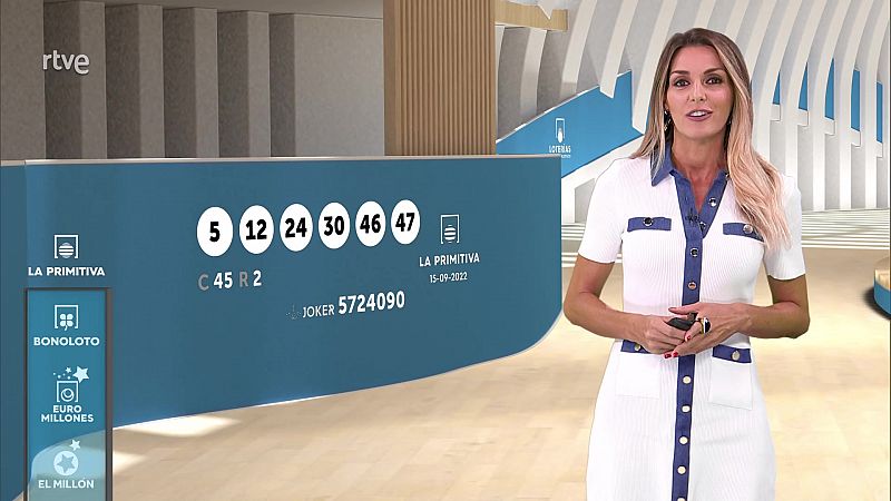 Sorteo de la BonoLoto, Primitiva y Lotera Nacional del jueves 15 de septiembre