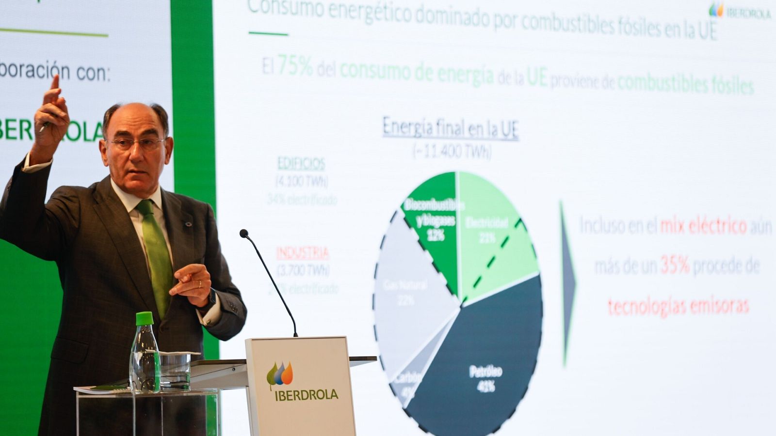 El presidente de Iberdrola, Ignacio Sánchez Galán