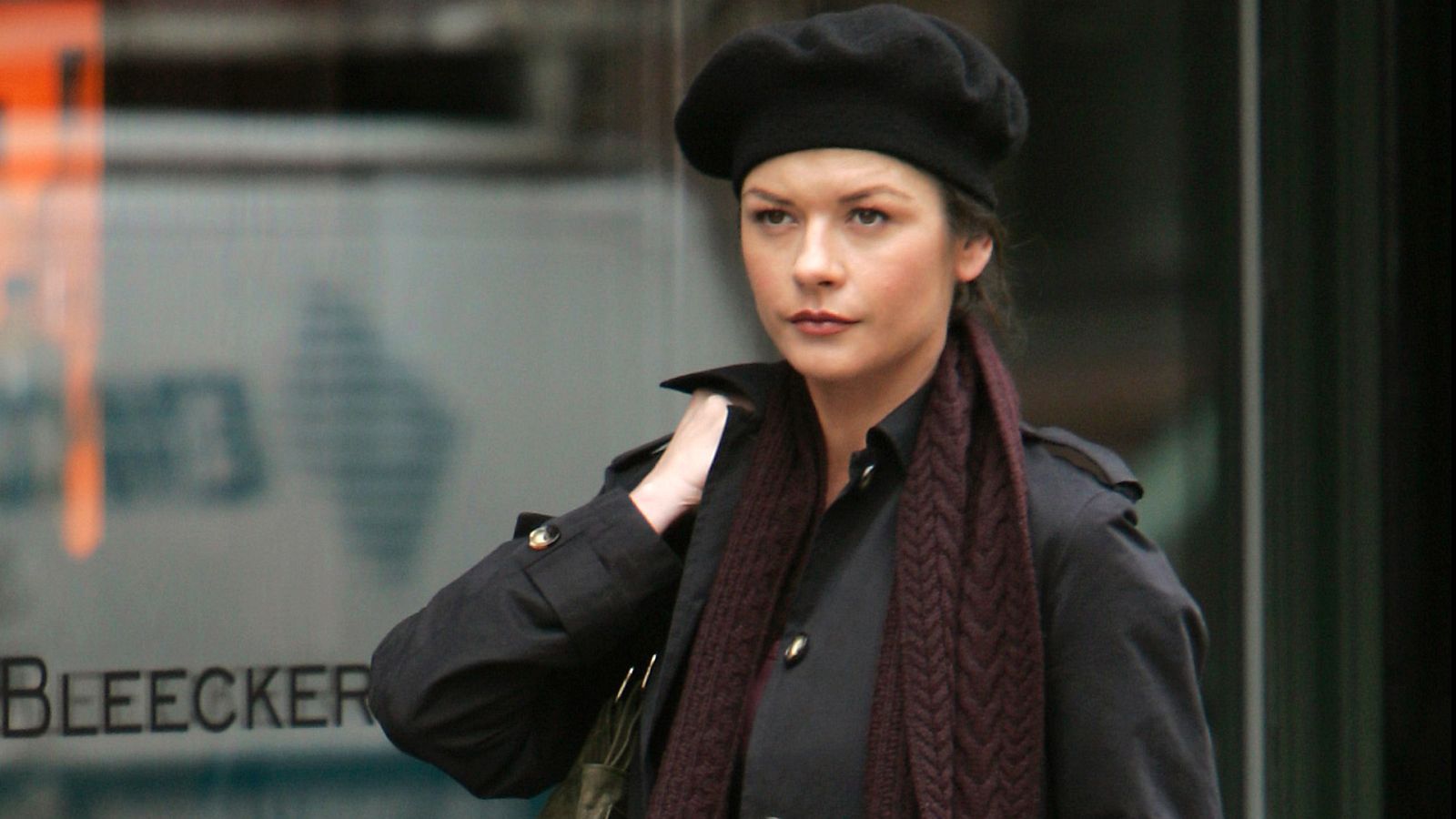 Catherine Zeta-Jones en el rodaje de 'Sin reservas'