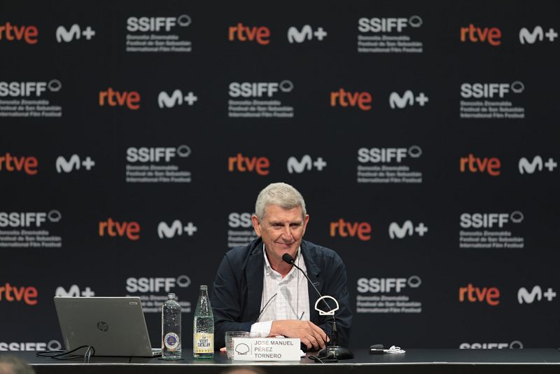 Presentación de la propuesta de acuerdo entre RTVE y las productoras y productores de cine en el 70º Festival de San Sebastián