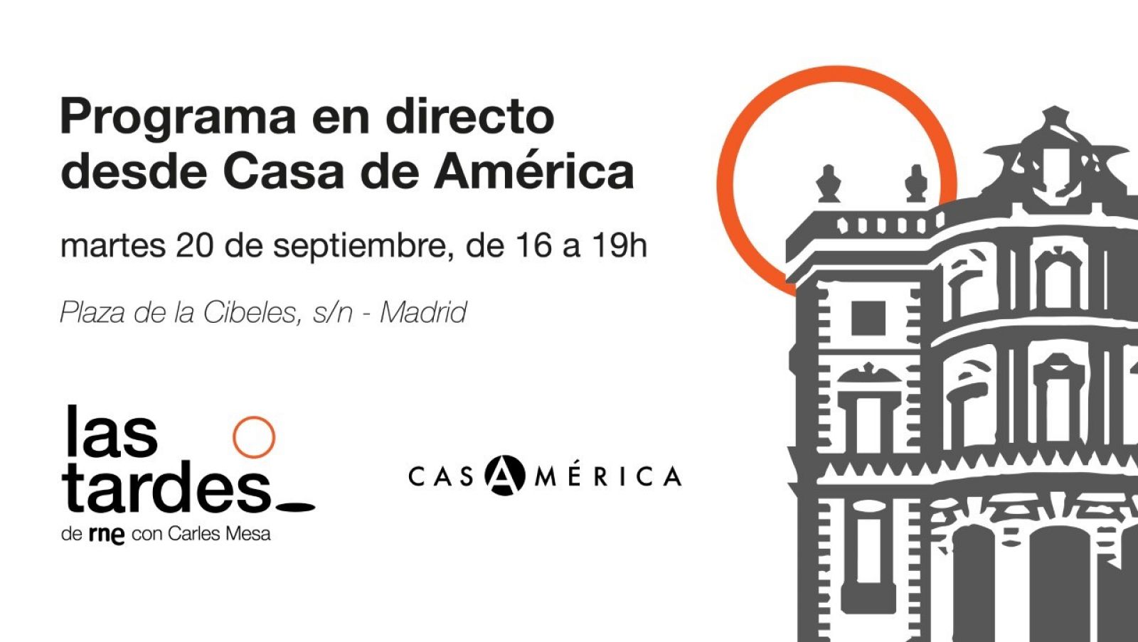 'Las tardes de RNE' inaugura la Semana de la Radio desde la Casa de América de Madrid