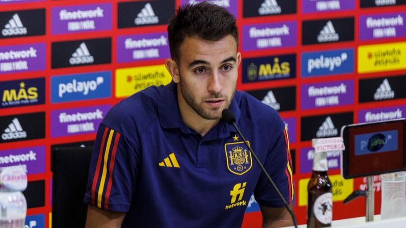 Eric Garc�a: "Voy a devolver la confianza a Luis Enrique en el campo, seguro que no ha sido f�cil para �l"