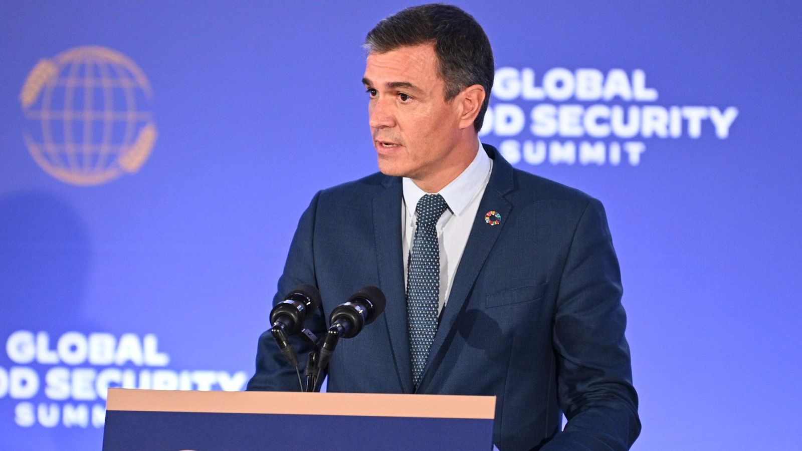 El presidente del Gobierno, Pedro Sánchez