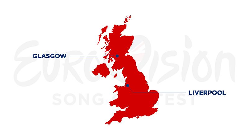 Las ciudades de Liverpool y Glasgow, finalistas para albergar el Festival de Eurovisión 2023 