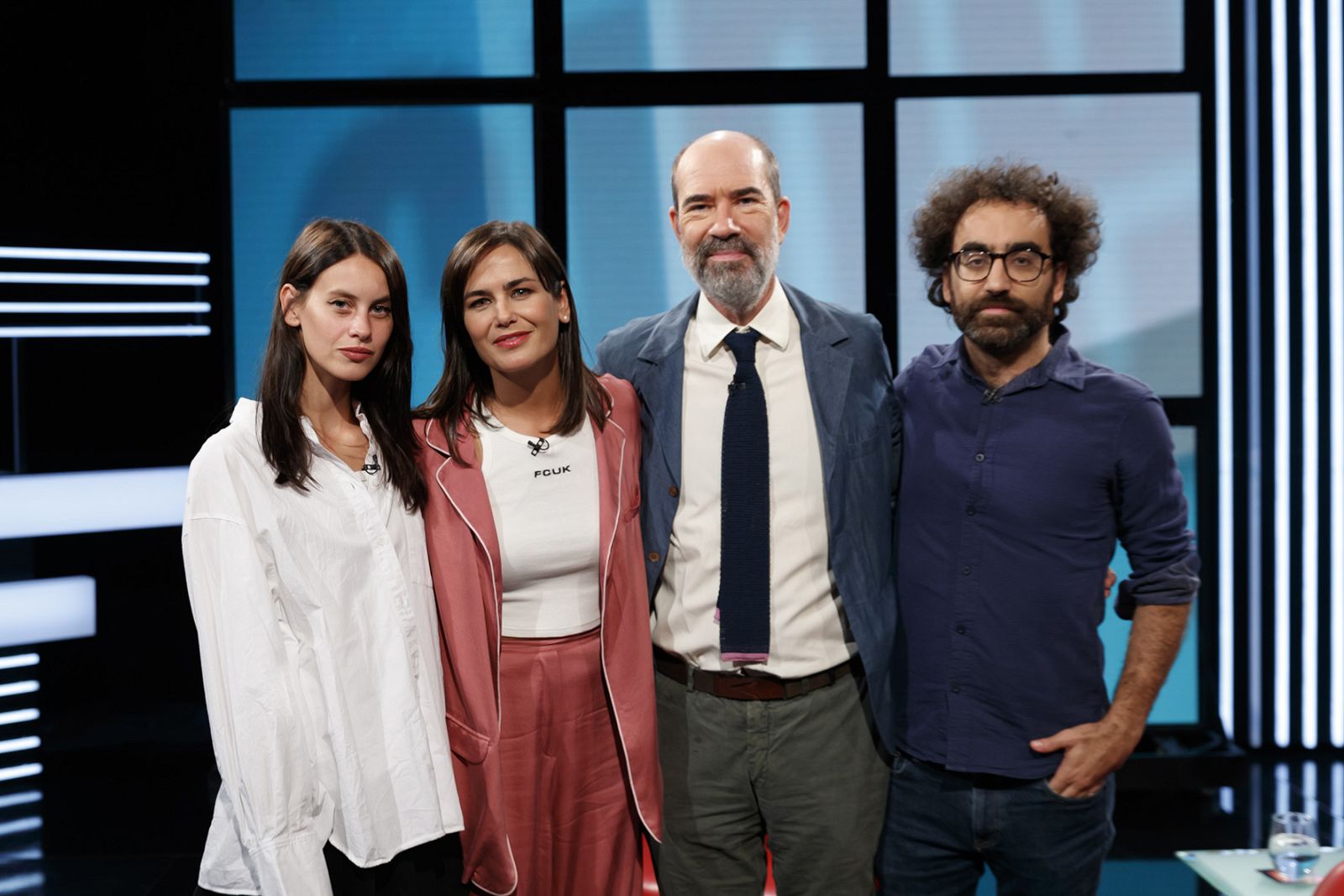 Elena S. Sánchez con Milena Smit, Jaime Rosales y Luis E Parés