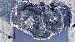 Baby 3.0, l'obra gegant de l'escultor Lorenzo Quinn a Venècia