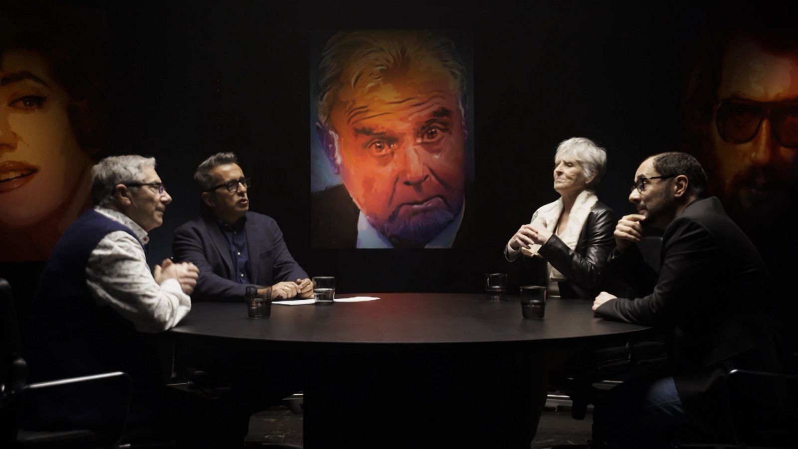 Andreu Buenafuente parla amb Mercedes Milà, Jordi Sánchez i Joan Pera