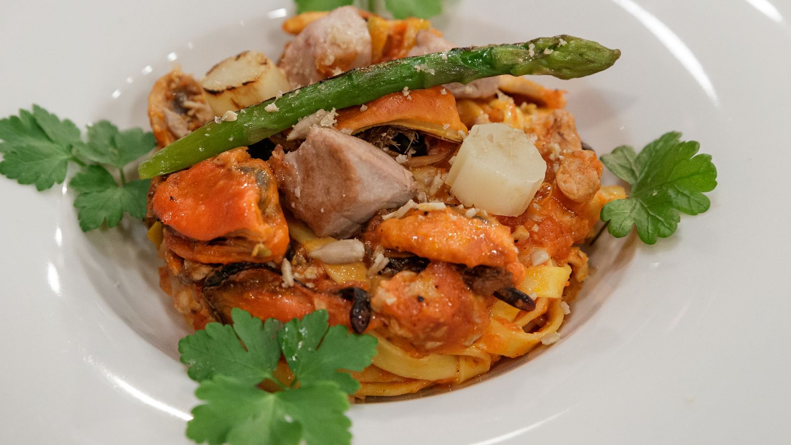 Receta de pasta frutti di mare de Daniela Santiago