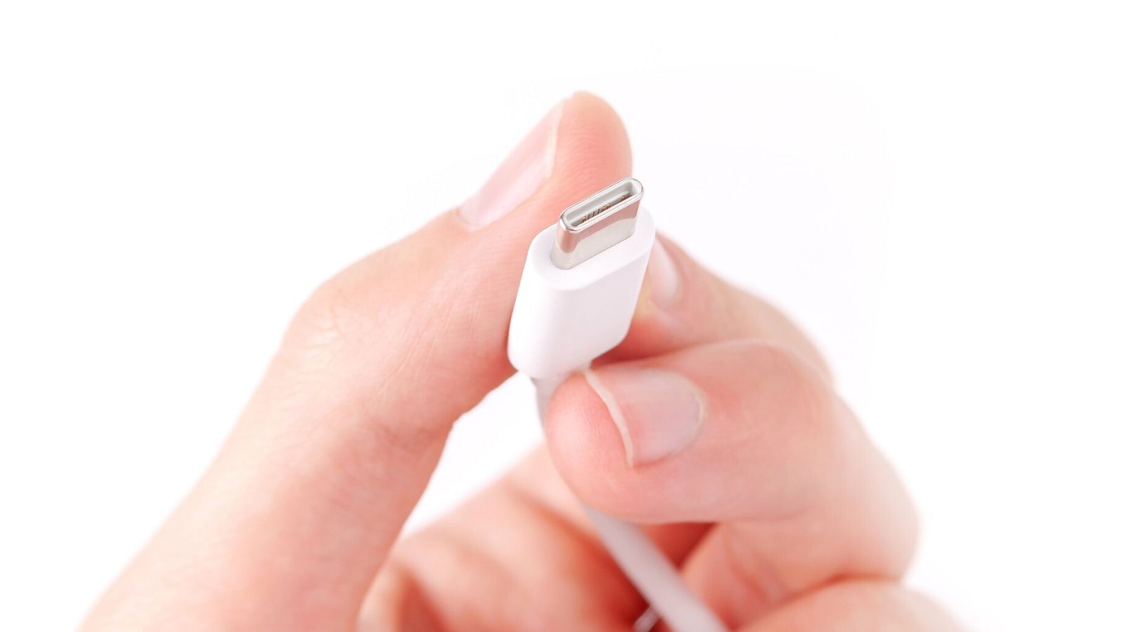 Un cargador universal USB, tipo C