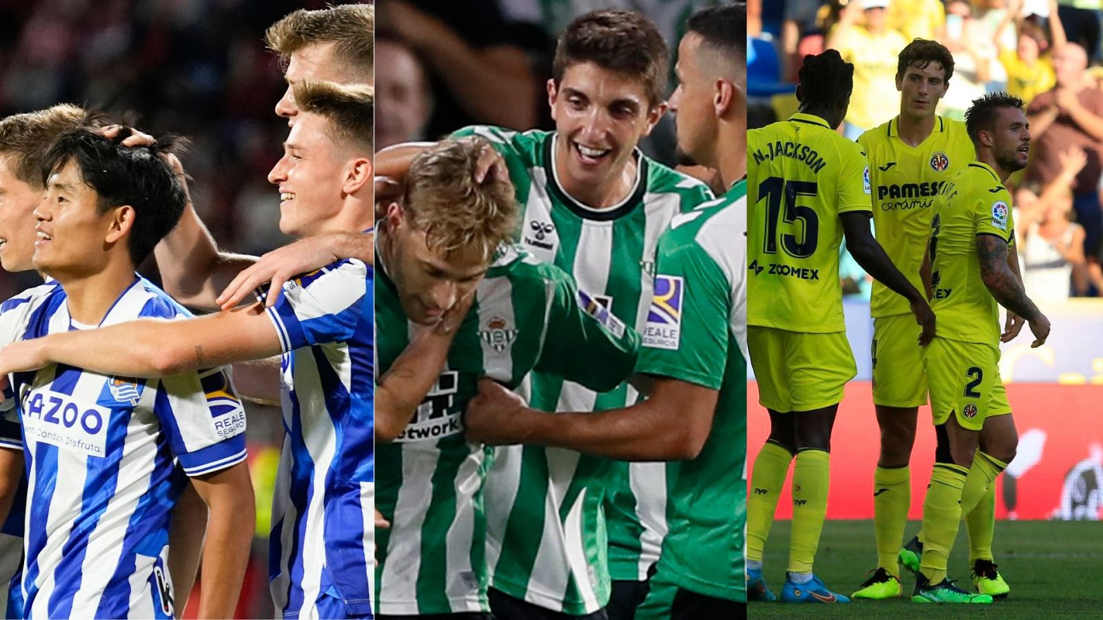 Real Sociedad, Betis, Villarreal - Europa League
