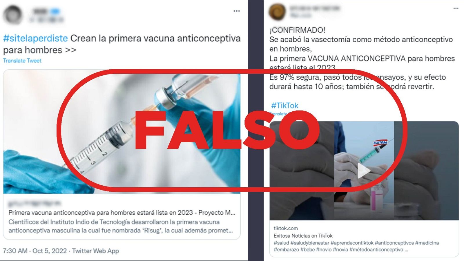 No hay una `vacuna anticonceptiva masculina¿ lista para 2023, es falso