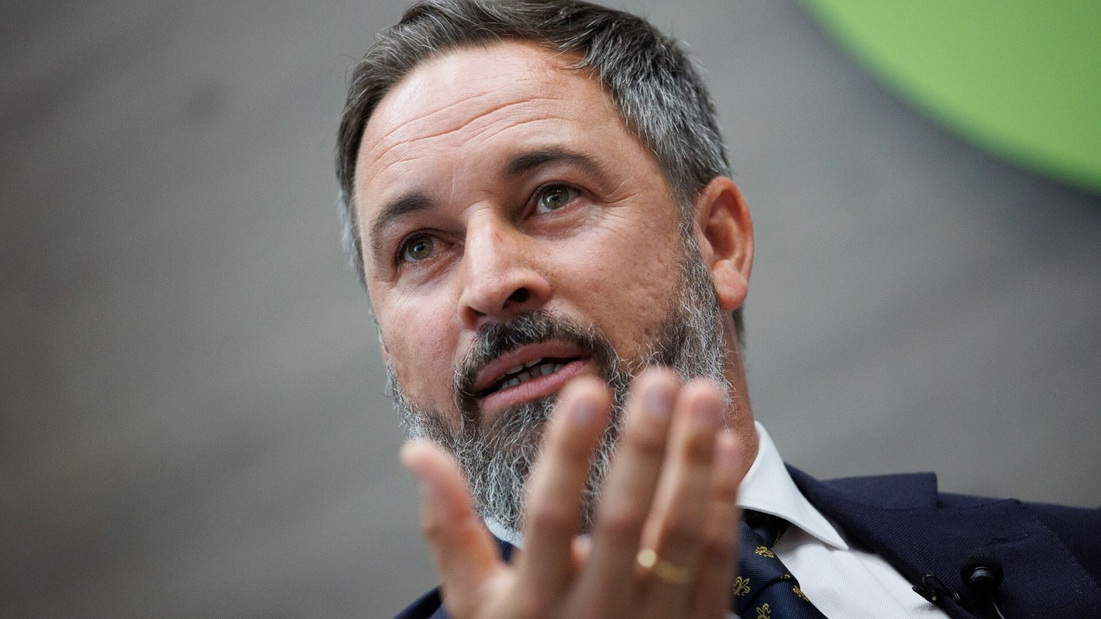 El líder de Vox, Santiago Abascal