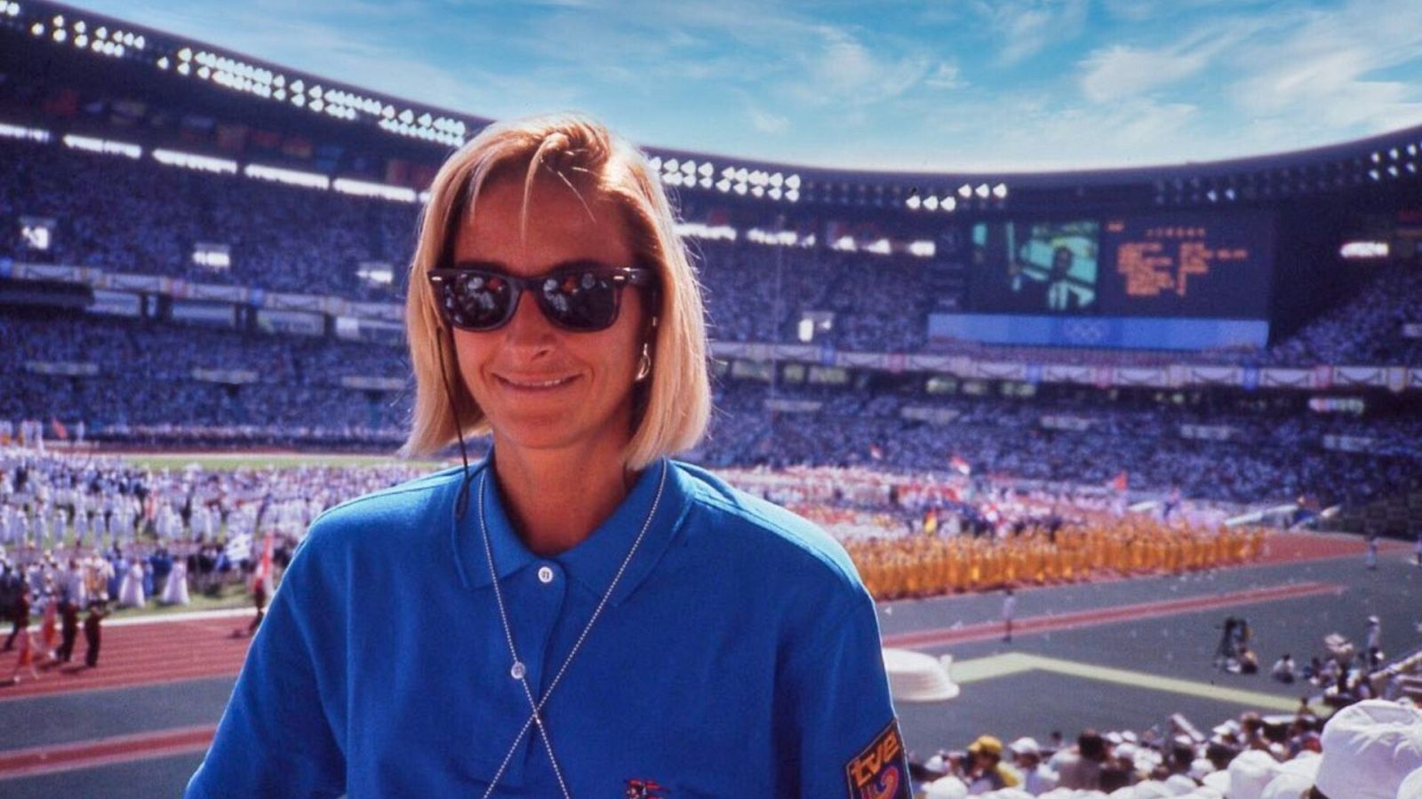 Una de les primeres periodistes esportives de la televisió, Rosa Maria Garriga, gran especialista en temes olímpics