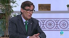 Salvador Illa: "És hora que s'aclareixin. Enraonem i fem un pressupost de país"