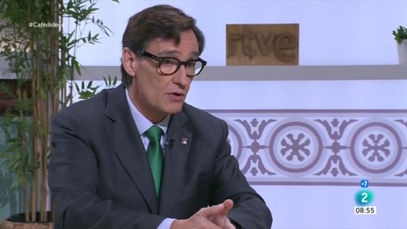 Salvador Illa: "És hora que s'aclareixin. Enraonem i fem un pressupost de país"
