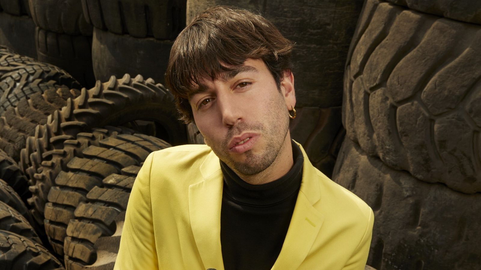 El cantante de Conociendo Rusia, Mateo Sujatocivh, en una foto de promoción de gira