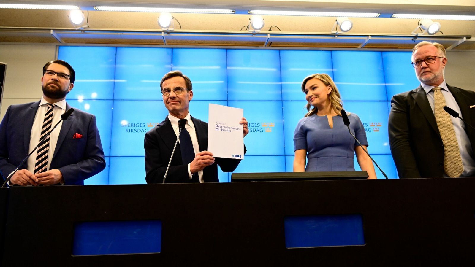 Los conservadores suecos gobernarán con el apoyo externo de la extrema derecha