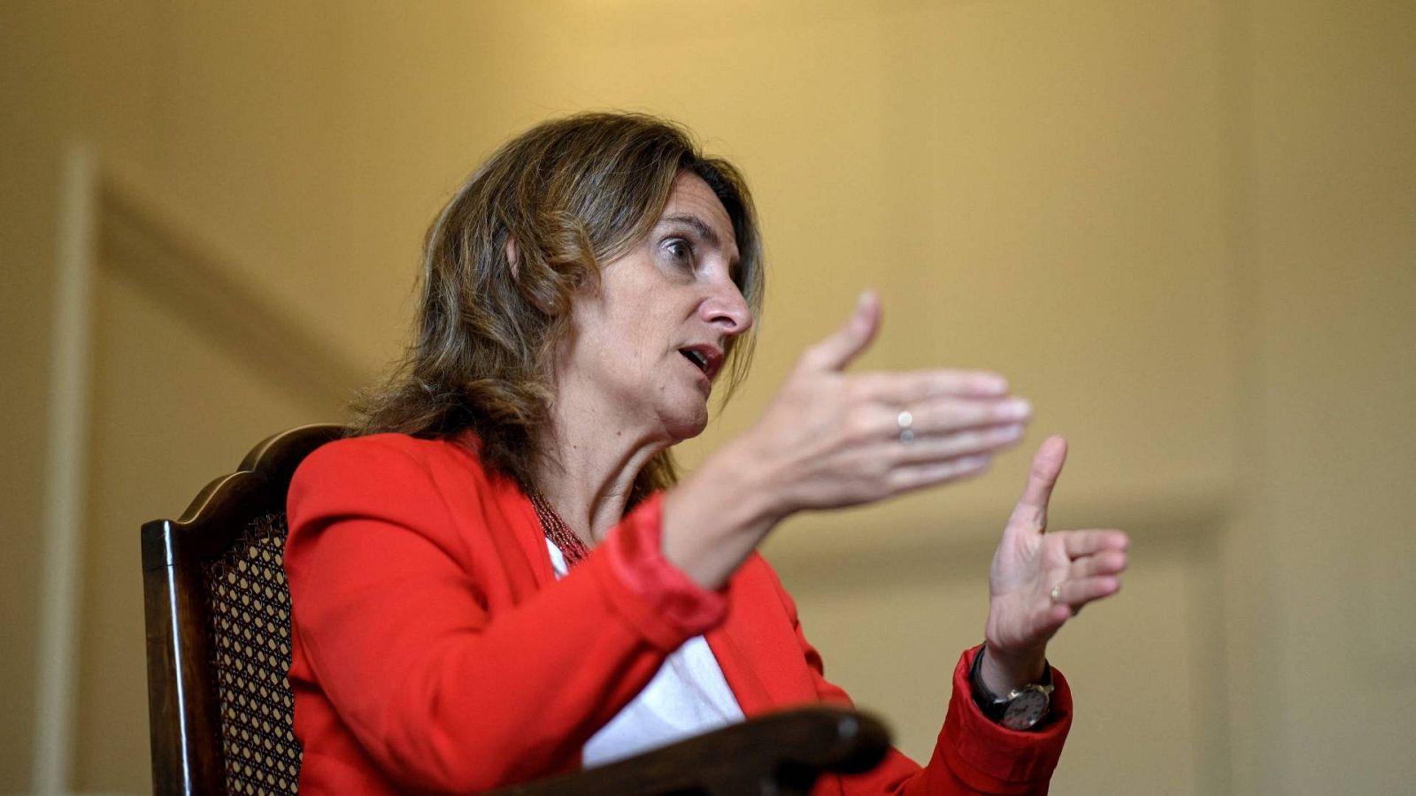 La vicepresidenta Teresa Ribera