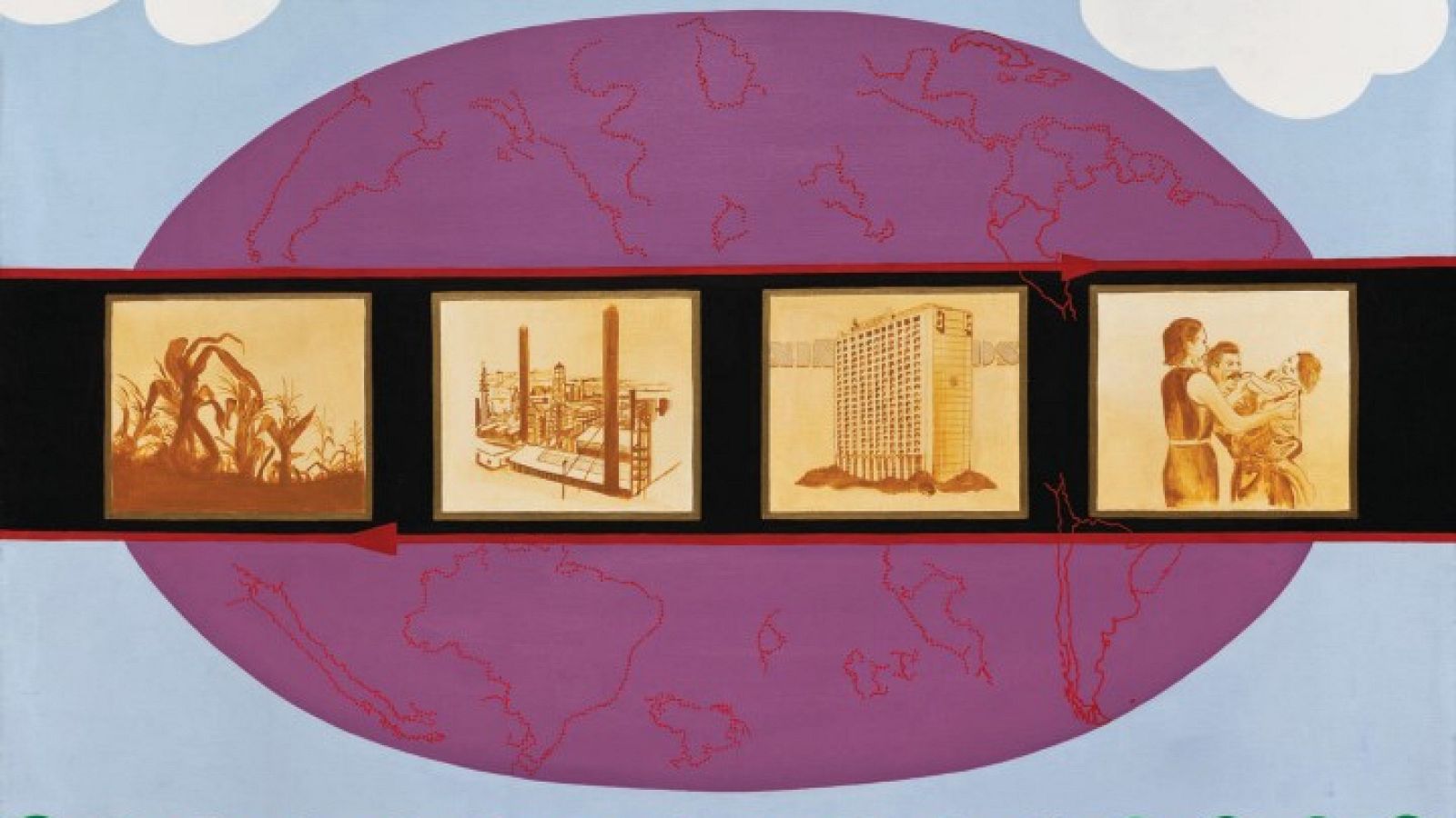 Una de las obras de Elda Cerrato