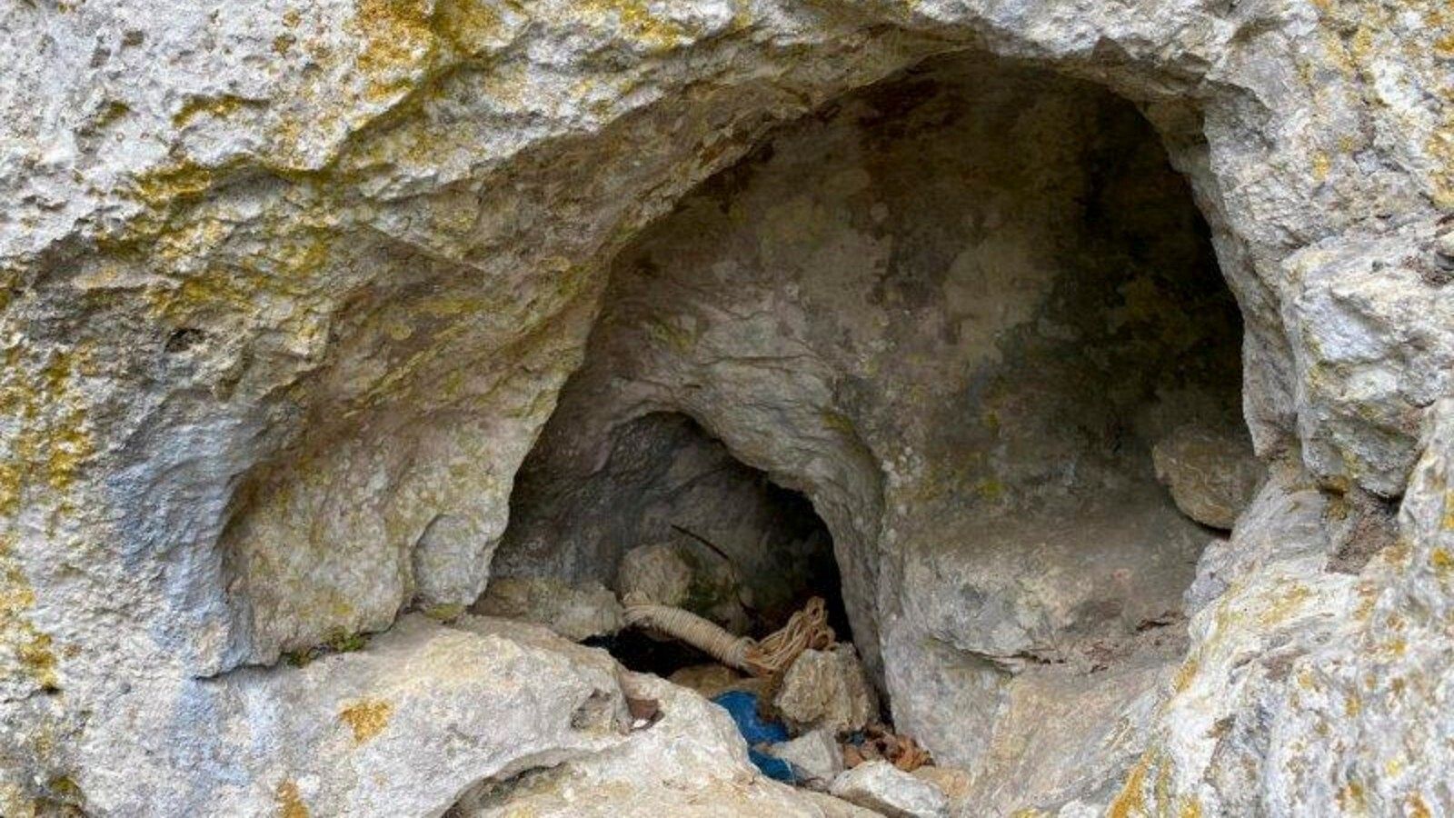 Zulo abandonado en una zona boscosa del municipio guipuzcoano de Oñati