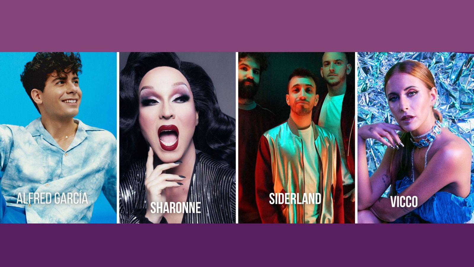 Alfred García, Sharonne, Siderland i Vicco: catalans al Benidorm Fest 2023