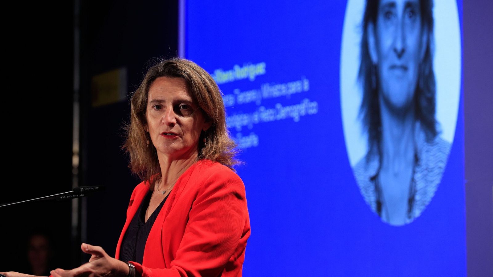 La vicepresidenta tercera y ministra para la Transición Ecológica, Teresa Ribera